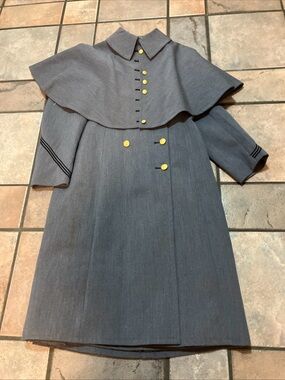 Vintage US Military Academy West Point Cadets Overcoat Size 46 (xl)